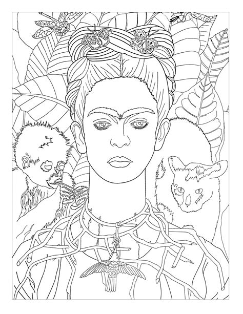 famous art coloring pages